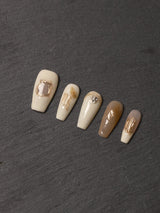 Beige Elegance Press-on Nails